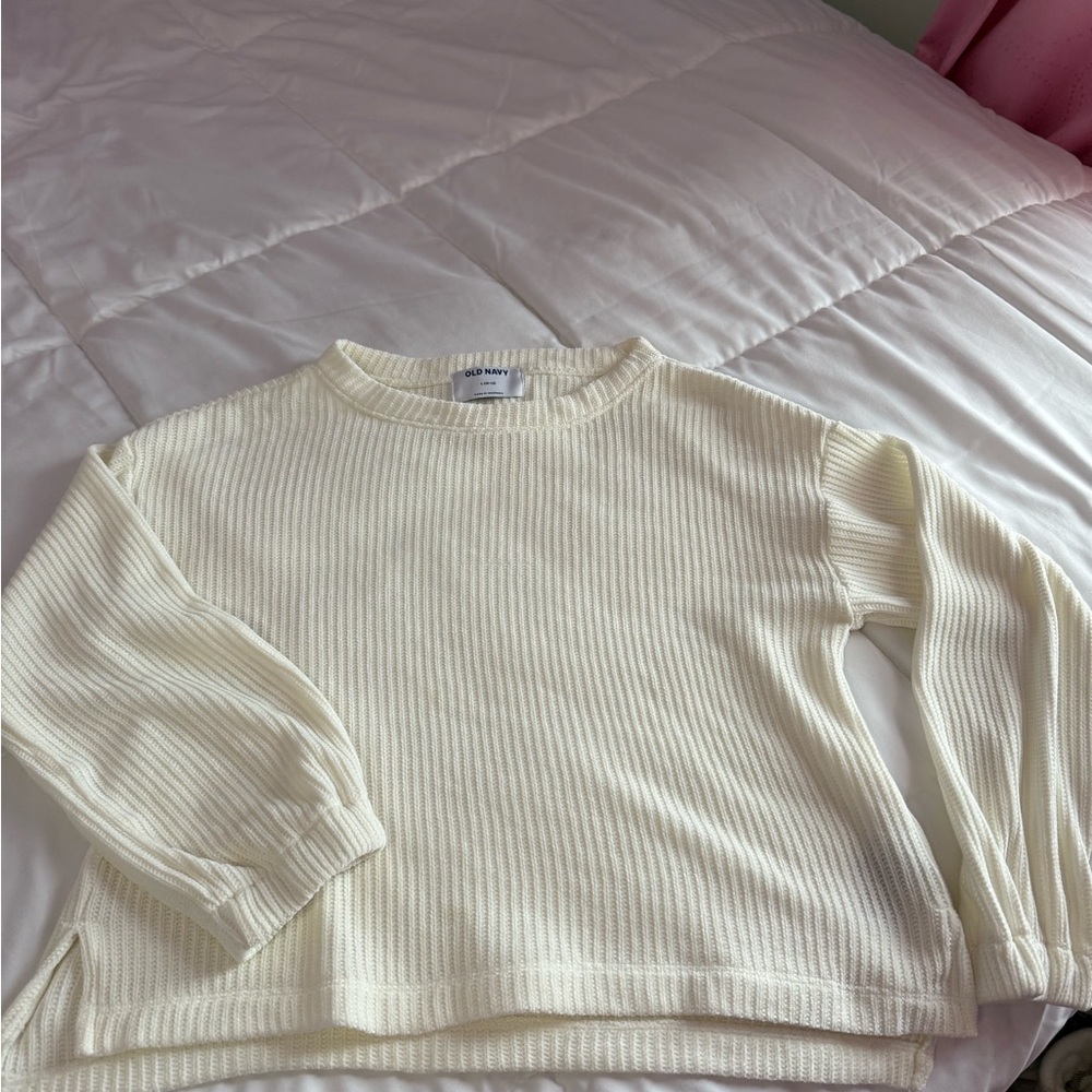 Old Navy Kids Cream Sweater